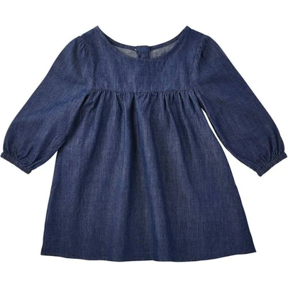 Stephan Baby Blue Denim Dress, 6-12 Months/NWT